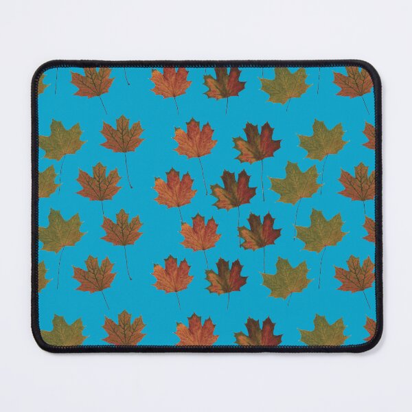 Item preview, Autumn maple leaves - real leaves in a pattern designed and sold by Backbone Art & Illustrations.