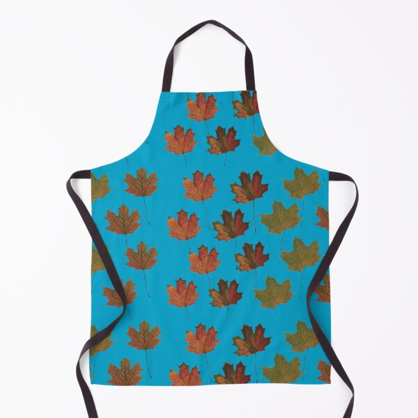 Item preview, Autumn maple leaves - real leaves in a pattern designed and sold by Backbone Art & Illustrations.