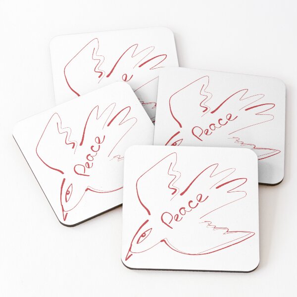 Item preview, Peace Bird Minimal Doodle Art designed and sold by NayaChu.