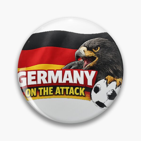 Item preview, Germany On The Attack Eagle Football Fan Design designed and sold by OfficeFighter.