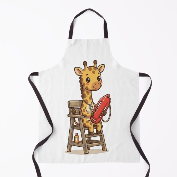 Item preview, Cute Giraffe Lifeguard designed and sold by Ella_Sketch.