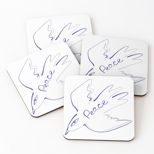 Item preview, Peace Bird Minimal Doodle Art designed and sold by NayaChu.
