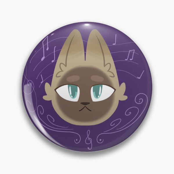 Item preview, Siamese cat with musical decoration designed and sold by Wolfy_0021.