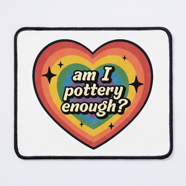 Item preview, Am I Pottery Enough Pride Heart designed and sold by Anne97s.