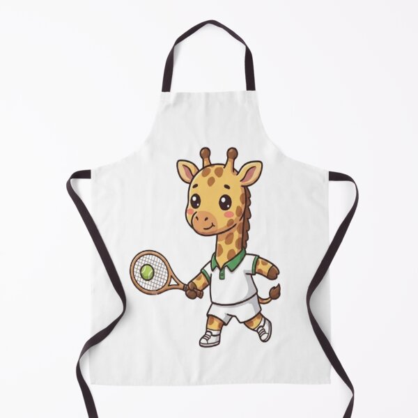 Item preview, Cute Giraffe Playing Tennis designed and sold by Ella_Sketch.