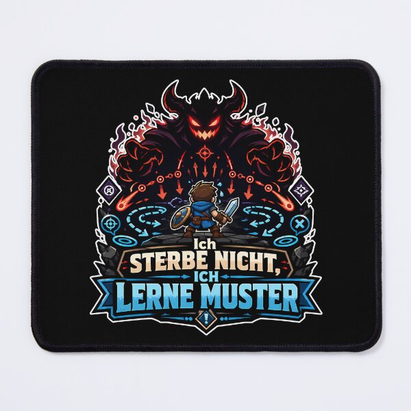 Item preview, Ich Sterbe Nicht Ich Lerne Muster Gaming Design designed and sold by Atelier-59.
