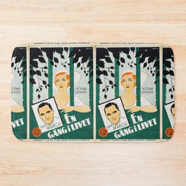 Item preview, Vintage Art Deco Movie Poster | Smiling Through | 1930s Swedish Design | Norma Shearer & Fredric March | Classic Hollywood designed and sold by artofuniverse.