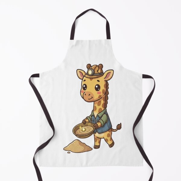 Item preview, Cute Giraffe Gold Miner designed and sold by Ella_Sketch.