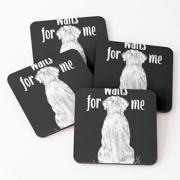 Item preview, My Labrador Waits For Me – Dog Lover Design designed and sold by  BlankPaper Clothing.