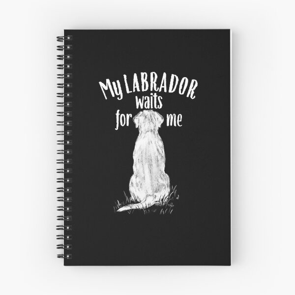 Item preview, My Labrador Waits For Me – Dog Lover Design designed and sold by  BlankPaper Clothing.