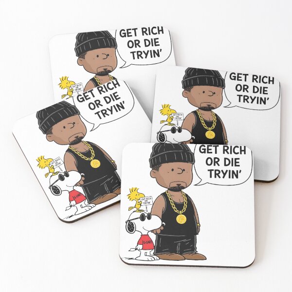Item preview, 50 Cent x Snoopy Get Rich or Die Tryin designed and sold by Peggy D Schafer.