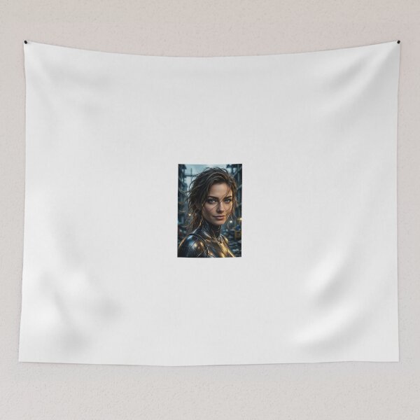Item preview, Woman in Metallic Armor at Dusk designed and sold by CathryneDelamort.
