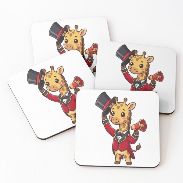 Item preview, Cute Giraffe Ringmaster Circus designed and sold by Ella_Sketch.