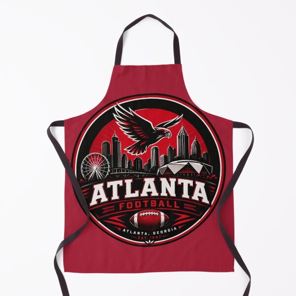 Item preview, Atlanta Football Skyline Vintage Sports Logo Shirt designed and sold by TKOprintdesigns.
