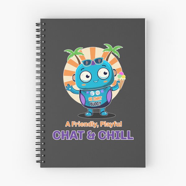 Item preview, AI Chat Buddy - Playful Chat and Chill Tech Mascot designed and sold by Print Expert.
