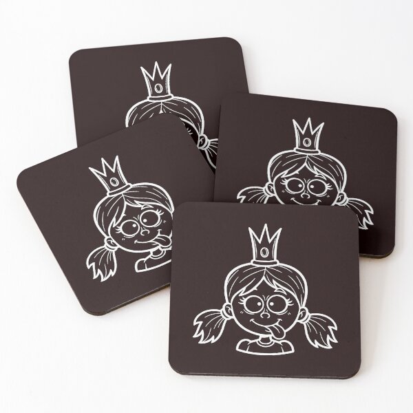 Item preview, Funny Crazy Princess Cartoon Face designed and sold by ArtPer-design.