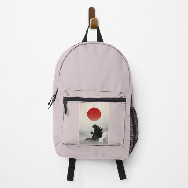 Item preview, Godzilla Reading on Toilet | Funny Japandi Minimalist Wall Art designed and sold by Syrupulse.