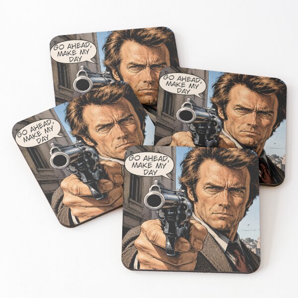 Item preview, Dirty Harry Inspired Comic Noir Gunman Vintage T-Shirt designed and sold by JacekKita.