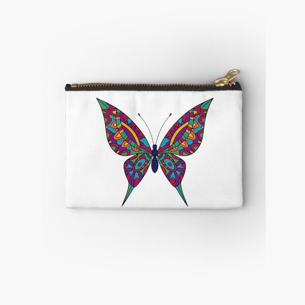 Item preview, Vibrant Geometric Butterfly Mandala Art designed and sold by QuirkyCloud Designs.