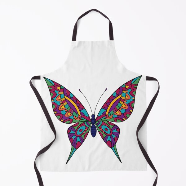 Item preview, Vibrant Geometric Butterfly Mandala Art designed and sold by QuirkyCloud Designs.