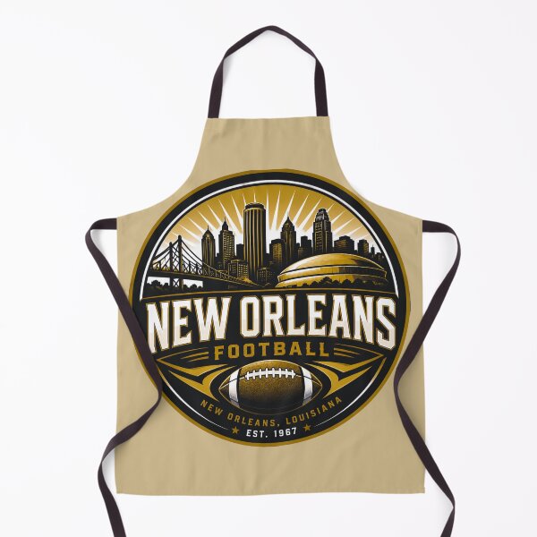 Item preview, New Orleans Football Vintage Skyline Sports Logo Shirt designed and sold by TKOprintdesigns.