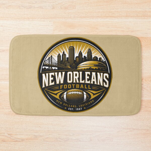 Item preview, New Orleans Football Vintage Skyline Sports Logo Shirt designed and sold by TKOprintdesigns.
