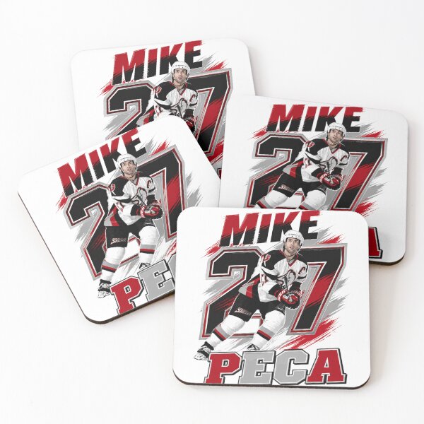 Item preview, Buffalo Ice Captain No. 27 – Retro 90s Black and Red Hockey Art designed and sold by Thogan0416.