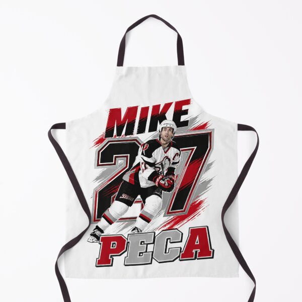 Item preview, Buffalo Ice Captain No. 27 – Retro 90s Black and Red Hockey Art designed and sold by Thogan0416.