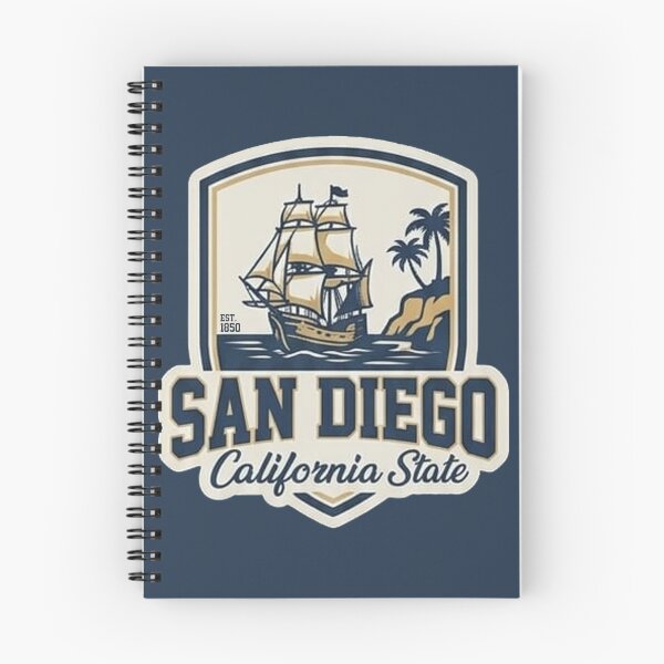 Item preview, San Diego California State - Vintage Coastal Ship Crest designed and sold by The True American.