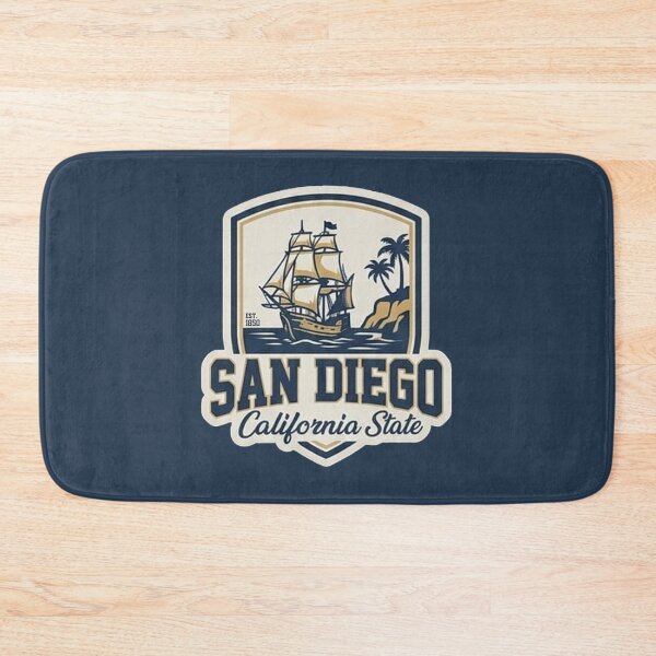 Item preview, San Diego California State - Vintage Coastal Ship Crest designed and sold by The True American.