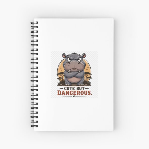 Item preview, Hippo Fun Fact Safari Wildlife Design designed and sold by Mugged & Inspired.