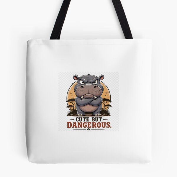 Item preview, Hippo Fun Fact Safari Wildlife Design designed and sold by Mugged & Inspired.