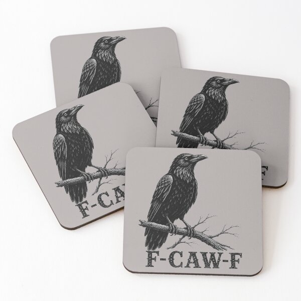 Item preview, F CAW F Raven  designed and sold by Chicken Dinner Studio.