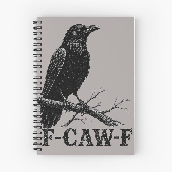 Item preview, F CAW F Raven  designed and sold by Chicken Dinner Studio.