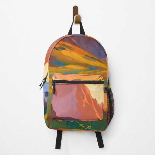 Item preview, Mountain landscape art painting designed and sold by Nexus Space.
