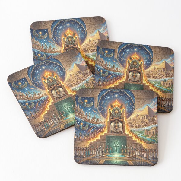 Item preview, Epic Ancient Egyptian Mythology Pantheon Sacred Realm Art designed and sold by Queen Cleopatra.