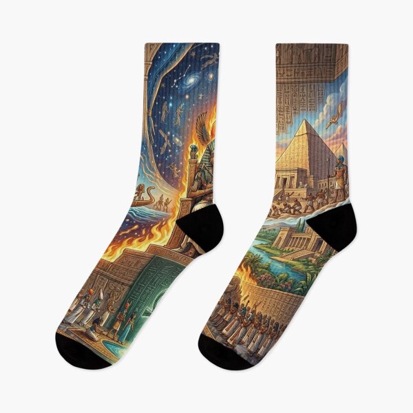Item preview, Epic Ancient Egyptian Mythology Pantheon Sacred Realm Art designed and sold by Queen Cleopatra.