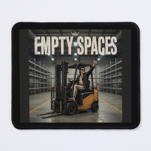 Item preview, EMPTY SPACES – Retro Forklift Warehouse Design designed and sold by RetroNibylander.