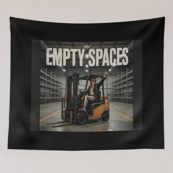 Item preview, EMPTY SPACES – Retro Forklift Warehouse Design designed and sold by RetroNibylander.