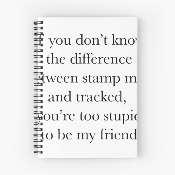 Item preview, Postal Worker Humor// Tracked vs. Stamped Mail designed and sold by Sunny-Side-Up-.