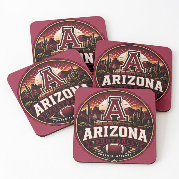 Item preview, Arizona Football Desert Skyline Sports Logo Shirt designed and sold by TKOprintdesigns.