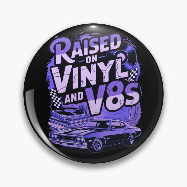Item preview, Raised On Vinyl and V8s designed and sold by Naitsebas.