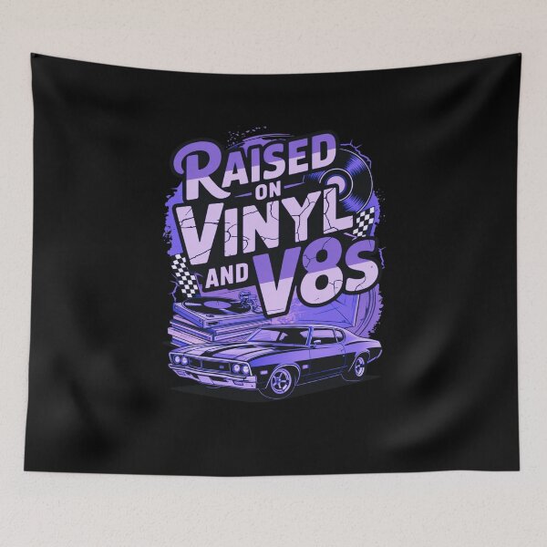 Item preview, Raised On Vinyl and V8s designed and sold by Naitsebas.