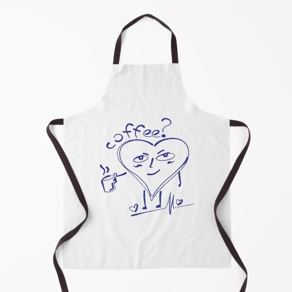 Item preview, Coffee Heart Funny Doodle Art designed and sold by NayaChu.