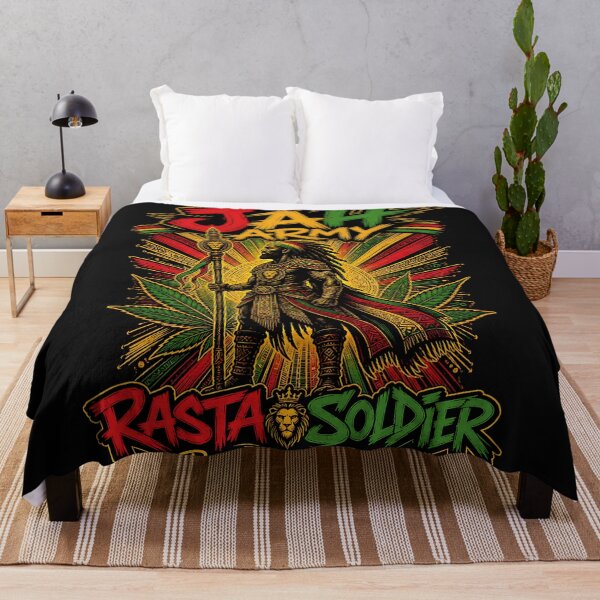 Item preview, JAH ARMY RASTA SOLDIER designed and sold by SavvyEarth.
