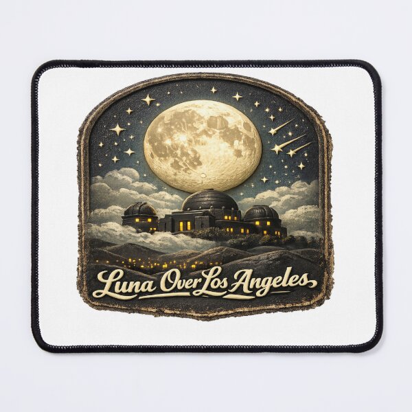 Item preview, Luna Over Los Angeles Night Sky designed and sold by Dresut.
