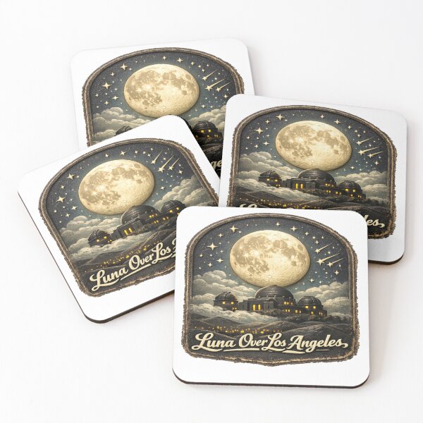 Item preview, Luna Over Los Angeles Night Sky designed and sold by Dresut.