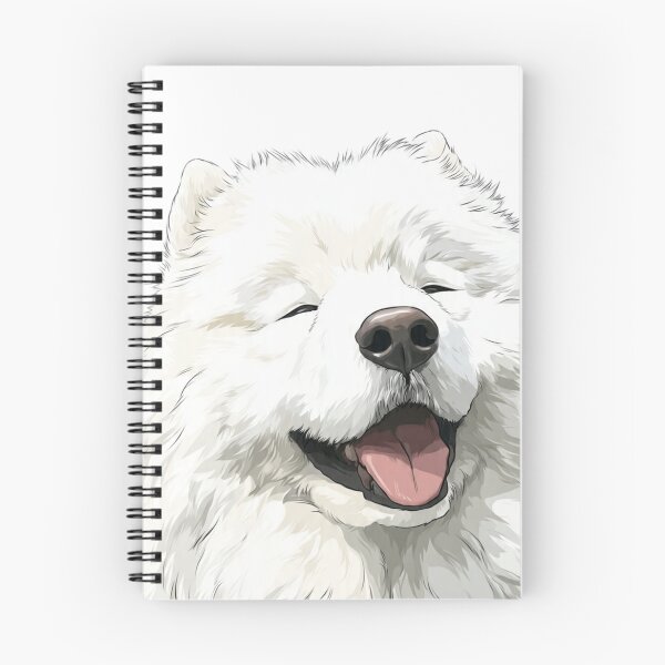 Item preview, Samoyed Smile Sticker 2026 | Natural Sammy Head Cottagecore Kawaii Cloud Dog Gift designed and sold by BrasilStickers.