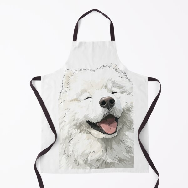 Item preview, Samoyed Smile Sticker 2026 | Natural Sammy Head Cottagecore Kawaii Cloud Dog Gift designed and sold by BrasilStickers.