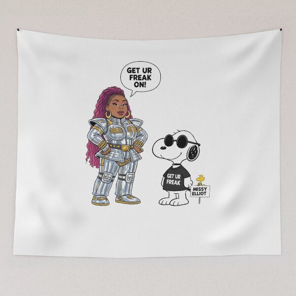 Item preview, Missy Elliott x Snoopy Get Ur Freak On designed and sold by Peggy D Schafer.